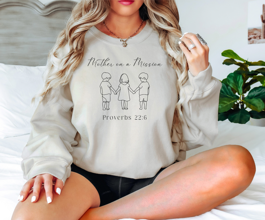 Mother on a Mission Relaxed Crewneck